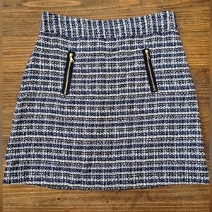 LOFT Tweed Aline Skirt